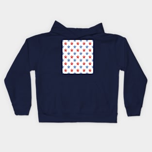 Seamless Pattern with Patriotic Stars. National Colors of the United States. American Flag, Stars and Stripes. Kids Hoodie